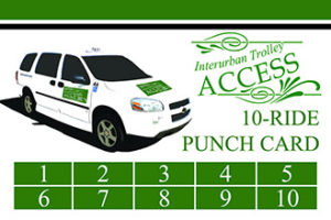 10-Ride Punch Card - EXAMPLE
