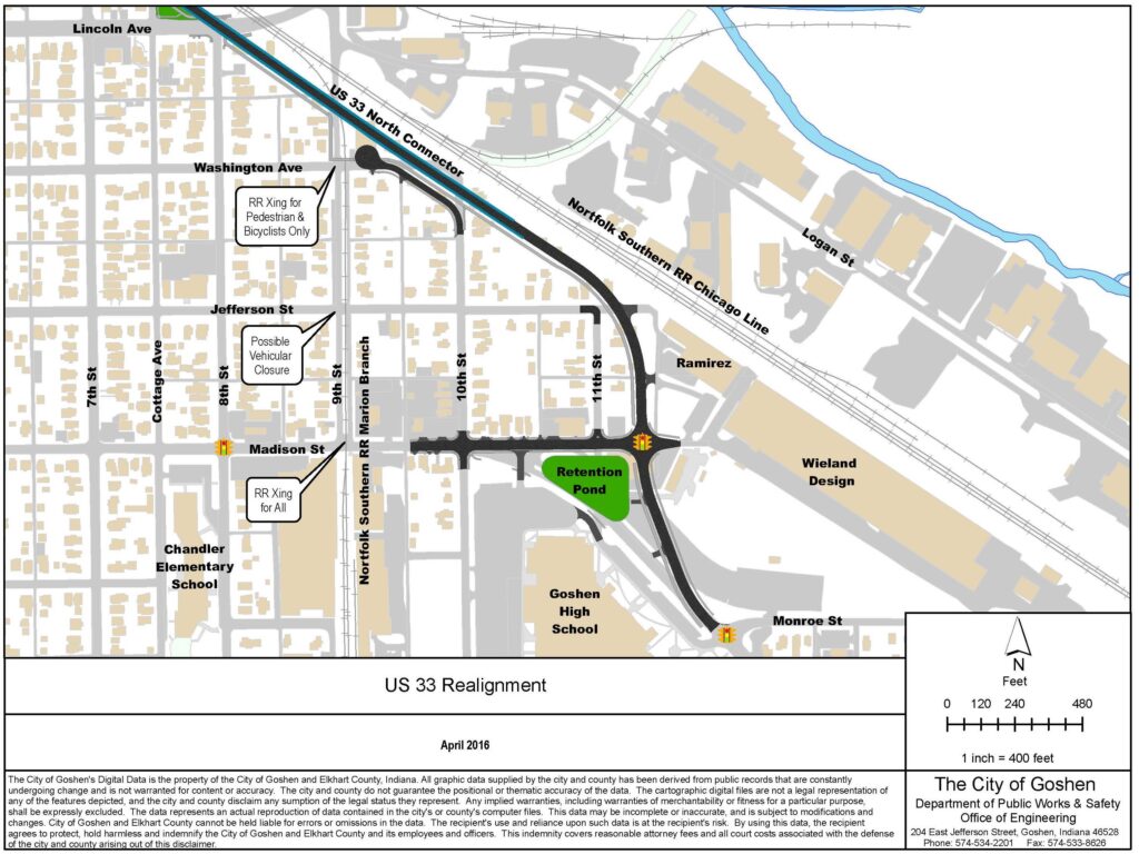 Lincoln to Madison, April 2016