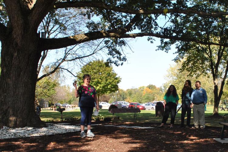 The Goshen Parks and Recreation Department’s newest facility, a sanctuary called the Peace Garden, was dedicated in memory of Satu Annikki Riikonen