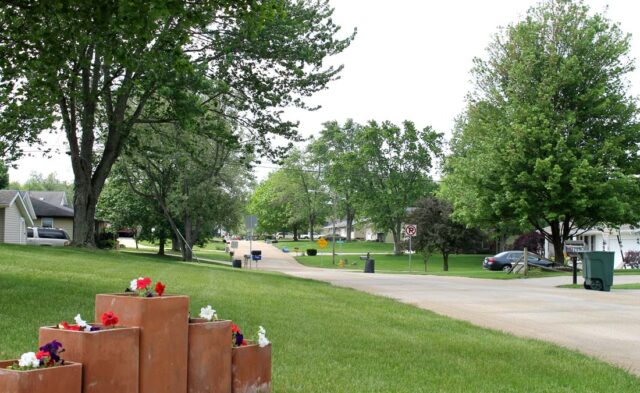 Terrace Park Neighborhood - summer scene