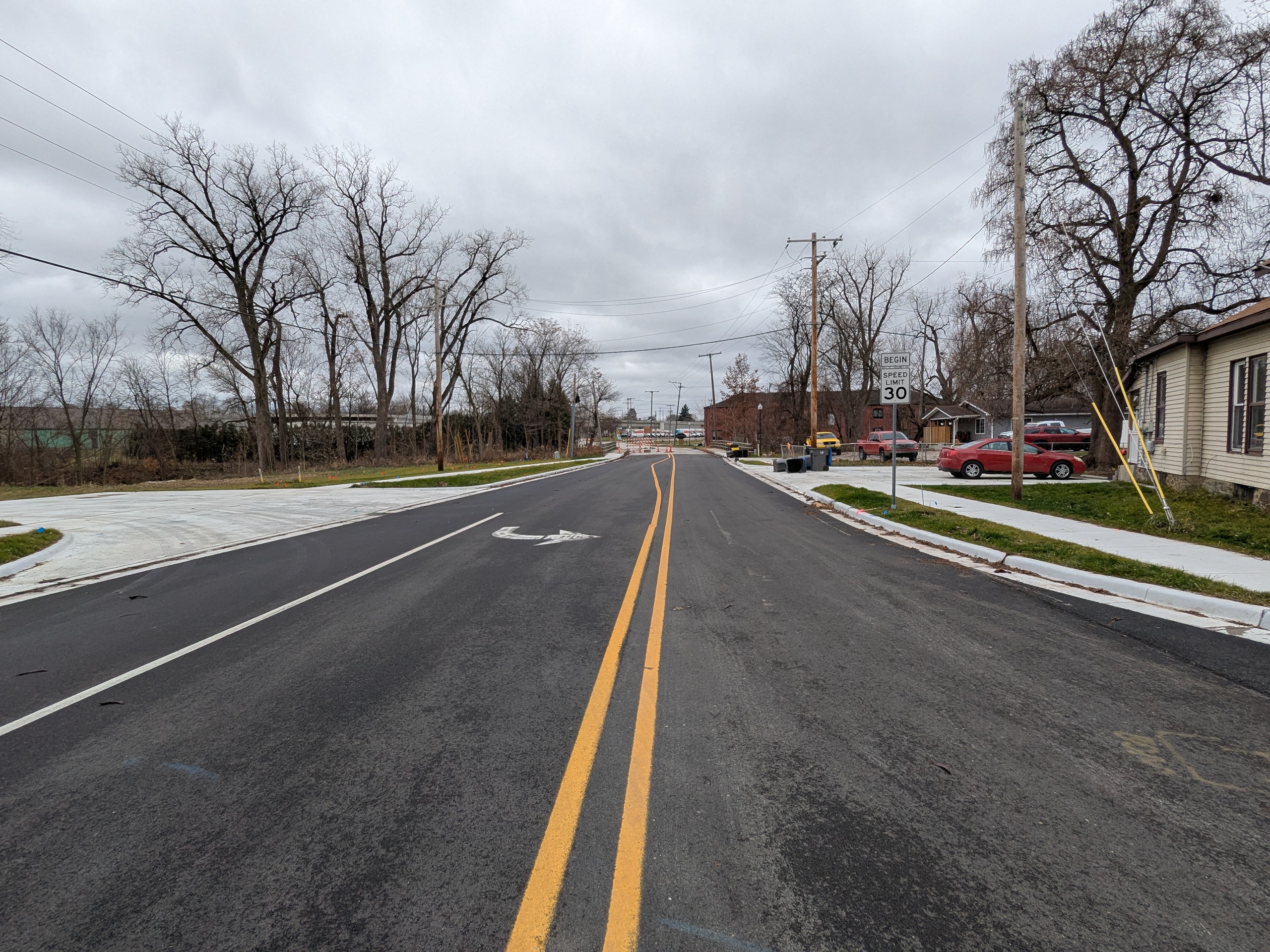 Phase 1 of the East Lincoln Avenue reconstruction project is now complete and open to traffic.
